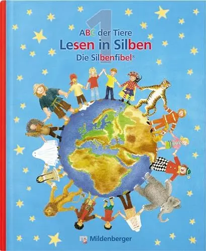 Produktbild: ABC der Tiere 1 – Lesen in Silben (Silbenfibel®) · Erstausgabe: Leselehrgang, Druckschrift: Silbenfibel® - Leselehrgang. Druckschrift