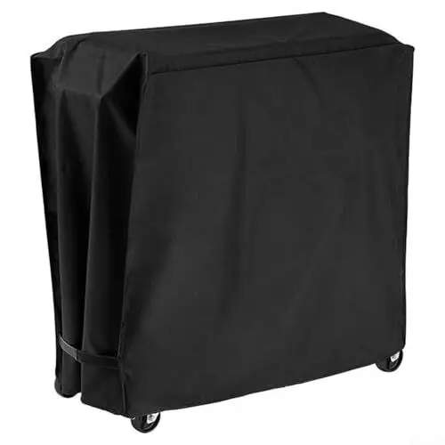 Produktbild: Abdeckung für Outdoor-Barwagen, universal, wasserdicht, für draußen, Terrasse, Rollkühlwagen, Schutzhülle, Getränkewagen, Eistruhe (schwarz)