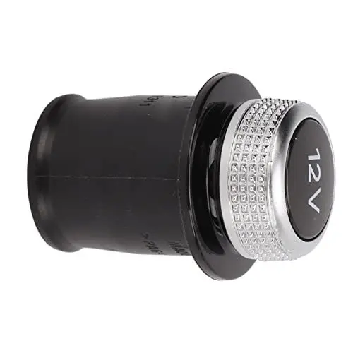 Produktbild: Abdeckung für Zigarettenanzünder-Stecker, 12 V, Verchromt, Staubschutz für Auto-Zigarettenanzünder, 4H0919311, Ersatz für A3, A4, A6, A7, A8