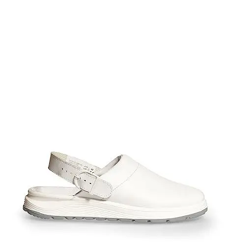 Produktbild: ABEBA 87021 - Unisex Schuhe - ACTIVE Clog SRC - Glattes Design - EU 42 - Weiß - Futtermaterial: Stoff - Mit Schnallenverschluss