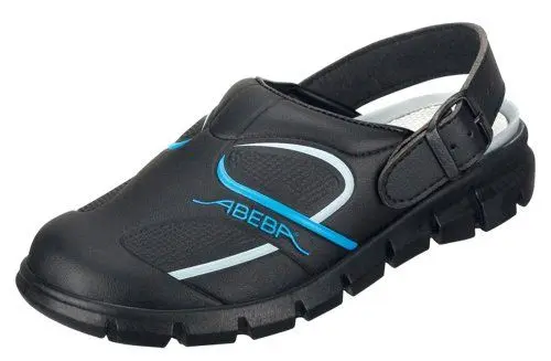 Produktbild: Abeba Clog 7331 - Dynamic Mikrofaser, schwarz/blau zertifiziert, 43