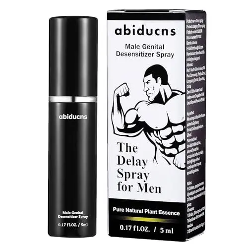 Produktbild: abiducns Delay Spray Sexual Enhancer für Männer, um länger im Bett zu halten, verlängert effektiv die Zeit der Männer und erhöht den Komfort, 5 ml, 50 Pumpstöße