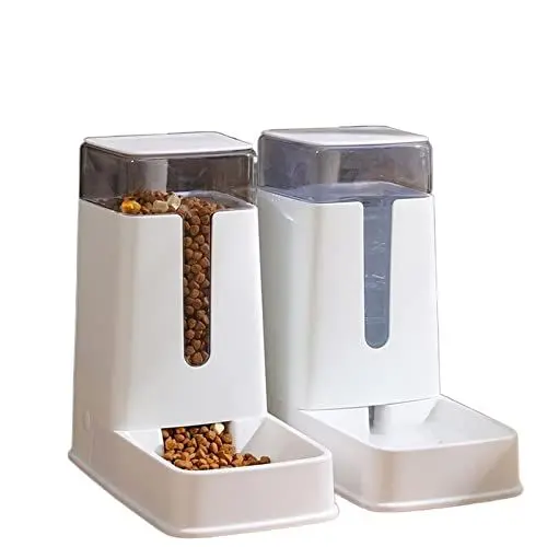 Produktbild: ABNMJKI Wasserspender für Haustiere Large Capacity Pet Cat Dog Automatic Feeder Detachable Bowl Water Dispenser Food Feeding Device Pet Supplies