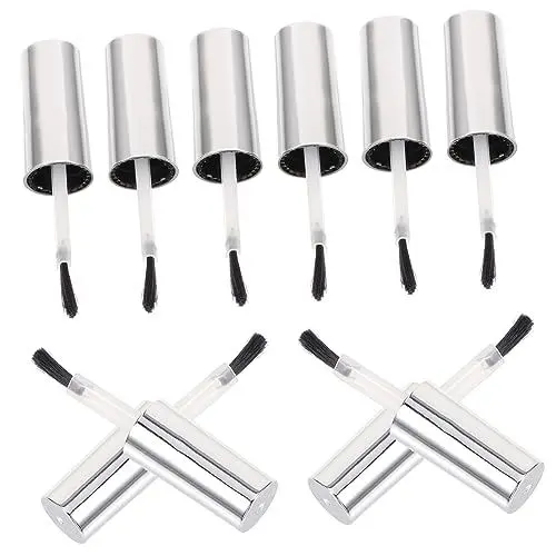 Produktbild: ABOOFAN 10St Nagelöl Nagelpolitur Nagelgel Maniküre-Werkzeuge kleine Flaschenverschlüsse für Gelpolitur Nageltauchpinsel Ersatzflaschenverschluss mit Bürste Zubehör für Nagelstudios bilden