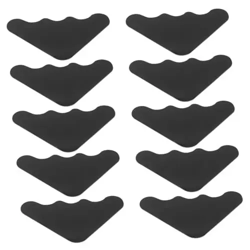 Produktbild: ABOOFAN 10st Teppichhalter Mit Doppelseitigem Klebeband Teppichsicheres Eckgreifer Für Teppiche Fußmatten Teppichgreifer Teppichkantenband Teppichband Draussen Doppelseitiges Klebeband Pu