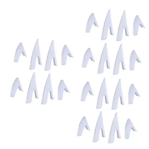 Produktbild: ABOOFAN 12 STK Zähne Kappen Halloween falsche Zähne Halloween-Party-Reißzähne begünstigt Zähne Cosplay Rouge für die Wangen Lippenstift Abschlussball erröten Vampir einstellen kleine Zähne
