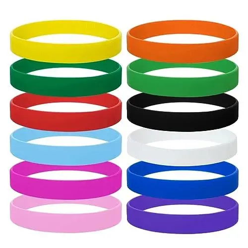 Produktbild: ABOOFAN 12st Schlagarmbänder Für Kinder Dehnbare Haargummis Basketball-armband Haargummis Für Kinder Zappelarmband Für Kinder Silikonarmbänder Für Kinder Schmuck Beschriftung Kieselgel