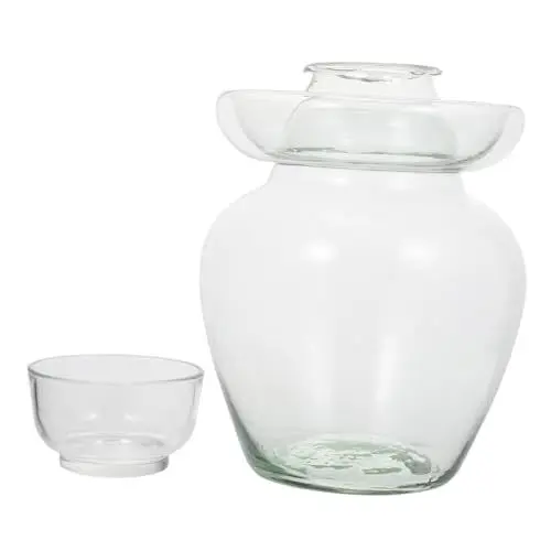 Produktbild: ABOOFAN 1Stk Kimchi-Altar Glasgefäß mit Deckel Gochugaru koreanische Chiliflocken glasflasche versiegelte Gurkendose Aufbewahrungsdose für Lebensmittel Haushalt kann China