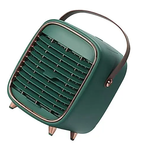Produktbild: ABOOFAN 1Stk Klimaanlage Portable fan usb - aircooler mini مروحة تبريد Small fan Luftbefeuchter USB-Fans Tragbarer USB Tischventilator USB-Lüfter Abs Green