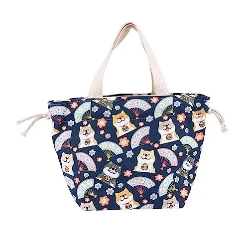 Produktbild: ABOOFAN 1Stk Lunchbox-Tasche Lunchbeutel mit Kordelzug Lunchpaket für Frauen essenstasche lunch tasche Aufbewahrungsbeutel Lunch-Einkaufstasche Lunchpaket mit Kordelzug tragbar Container