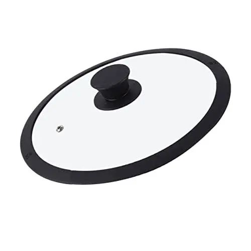 Produktbild: ABOOFAN 260mm Topfdeckel Silikon Glasabdeckung Hitze Dampf Geschmack Retention Lebensmittel Pfanne Deckel