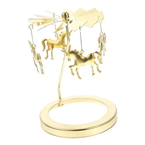 Produktbild: ABOOFAN 1 Satz Aromatherapie-abdeckung Tischkerzen Drehbarer Leuchterdeckel Votivkerzen Mit Duft Hängender Kerzenhalter Drehbarer Tassenkerzendeckel Goldene Obstschale Teelicht Eisen