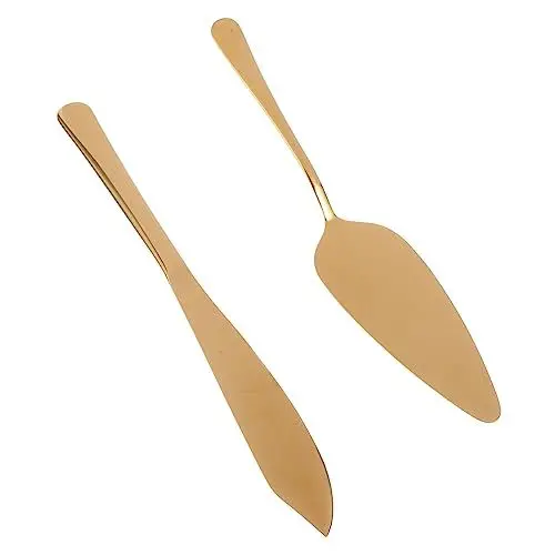 Produktbild: ABOOFAN 1 Satz Käsekuchen-werkzeuge Tortenmesser Kuchen Spachtel Pizza Werkzeug Edelstahl Pizzaschaufel Tortenheber Edelstahl Metall Kuchenschaufel Rostfreier Stahl Hilfs Tragbar