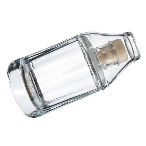 Produktbild: ABOOFAN 100 Ml Mini-weinflasche Mit Becher Transparente Schnapsflasche Ideal Für Küche Hochzeit Geburtstag