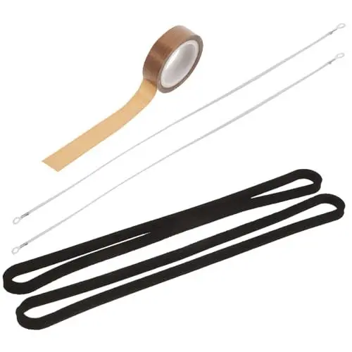 Produktbild: ABOOFAN 1 Satz Zubehör für Vakuumiergeräte Heizdraht ersetzen Dichtungsband hochtemperatur klebeband Hochtemperatur-Klebeband Ersatzbandsiegelgerät für Siegelmaschine Ring
