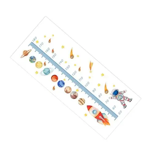 Produktbild: ABOOFAN 1 Set Astronauten Wandaufkleber Für Kinder Weltraum Raumdekoration Messlatte Wandaufkleber Für Kinder Höhenaufkleber Wachstumstabelle Kinder Wandaufkleber Aufkleber Für