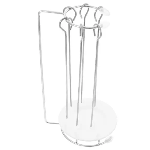 Produktbild: ABOOFAN 1 Set Kabobs Spießaufhänger Bratenständer Grill Grill Grillspießhalter Kabob Aufhänger Rack Grillspießständer Grill Lebensmittelregal Aufhänger Für Zuhause Multi 2