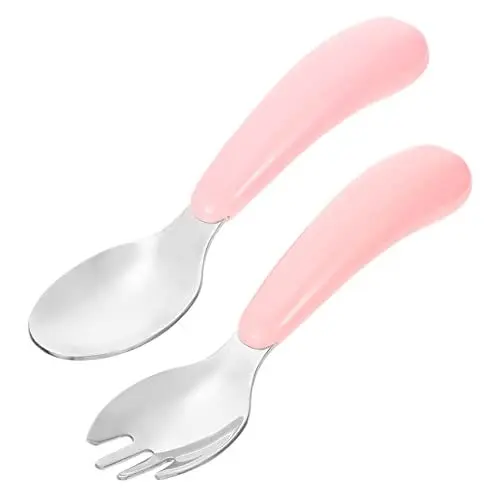 Produktbild: ABOOFAN Baby-sets Kleinkind Löffel Set Kinder Gadget 2 Infant Utensil Material Design