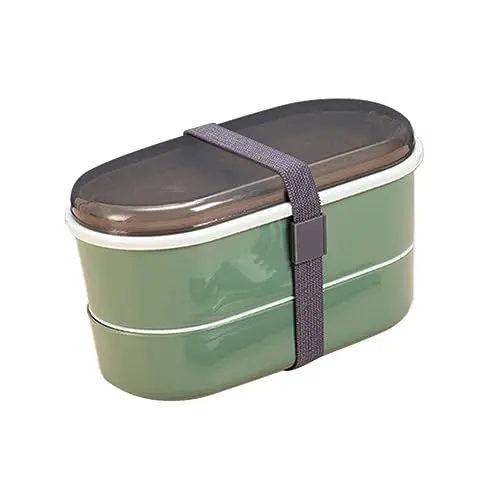 Produktbild: ABOOFAN 1 Set Lunchbox Reisbox Lebensmittelbehälter Obstbehälter Lunchbox Bento Snackboxen Für Kinder Doppelschichtig Outdoor Lunchbox Heizung Lebensmittelaufbewahrungsbehälter