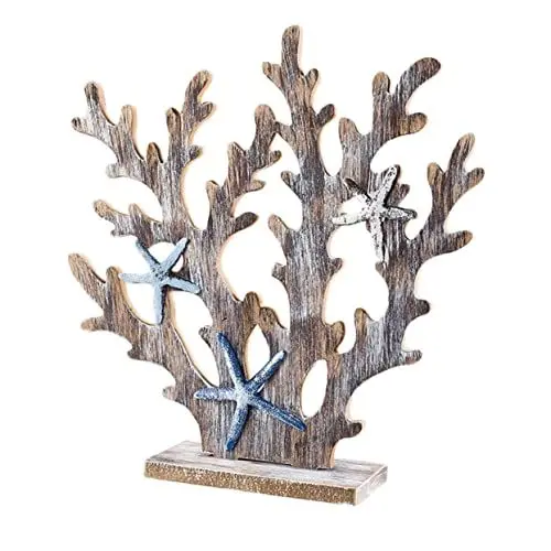 Produktbild: ABOOFAN 1 Stück Vivid Tree Ornament Mediterranes Design Retro Tischdeko für Wohnzimmer Büro und Restaurant Sicheres Material Handgefertigt Langlebig