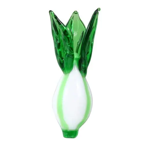 Produktbild: ABOOFAN 1stk Glasverzierungen Mundgeblasene Glasfigur Weihnachtsdekorationen Botanisches Weihnachtsschmuck Schrankdekor Handgemacht Glas Mit Hohem Borosilikatgehalt Schreibtisch