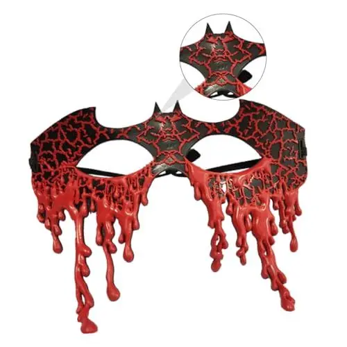 Produktbild: ABOOFAN 1stück Gesichtsmaske Für Halloween Und Bat Cosplay Leichte Und Bequeme Kostümzubehör Für -events