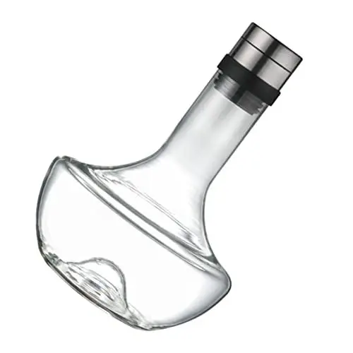 Produktbild: ABOOFAN Handgehaltener Weindekanter Aus Glas 1000 Ml Schnellausgießer Rotweinspender Elegant für Partys Den Hausgebrauch