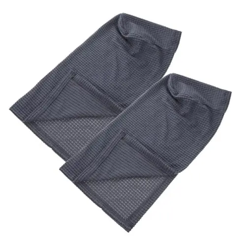 Produktbild: ABOOFAN 2St Sofabezug Pouf sitzkissen reitkissen coutchüberzug Couch ueberzug Sofa hussen Seitenabdeckung des Sofas Armlehnenabdeckungen Sofabezüge Sofasrm Abs Sofa-Armlehnentuch Dark Grey