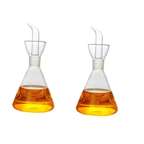 Produktbild: ABOOFAN 2st Fettbehälter Dekanter Für Ölkaraffen Öl-essig-spender Blaues Klar Sauce Essig Flasche Ölspender Für Die Küche Keramik Spender Für Glaskännchen Essigflasche Flüssig
