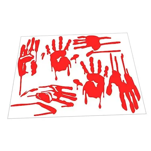 Produktbild: ABOOFAN 2 Blätter fluoreszierende Aufkleber Halloween-Wandtattoo Halloween-Dekorationen im Innenbereich halloween wanddeko halloween fensterbilder Wandaufkleber fluoreszierender Aufkleber