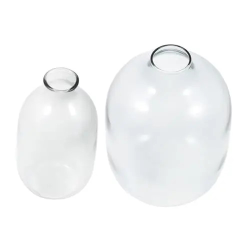Produktbild: ABOOFAN Vasen-Set Für Zuhause – 2-teilige Glasblumen Mit Feiner Verarbeitung Ideal Für Blumenarrangements Und Als Heimdekoration