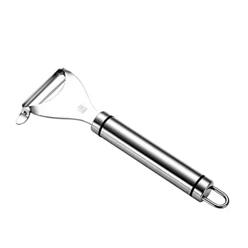 Produktbild: ABOOFAN 2 Stück Kartoffelschäler küchenhelfee multifunktionswerkzeug Silberfarben Obstschäler Die Apfel Scheller Sieb Küchengerät Schäler für Obst Rostfreier Stahl Silver