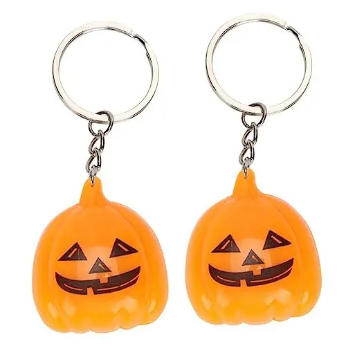 Produktbild: ABOOFAN 2 Stück Schlüsselanhänger Mit Halloween- Dekorativer Taschenanhänger Schlüssel Für Tasche Handy Autoschlüssel Leicht Und Einfach Zu Installieren