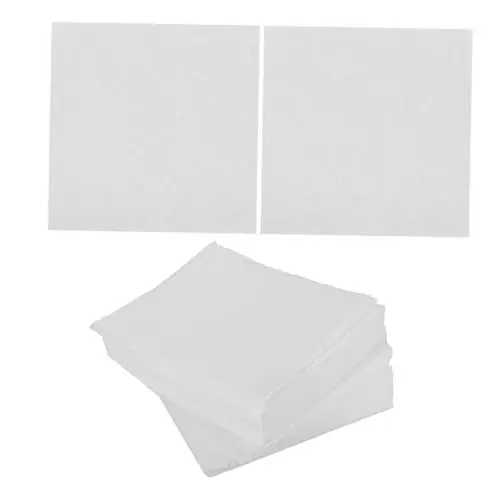 Produktbild: ABOOFAN 300 Stück Staubfreie Papiertücher Reiniger Reinigung ungebunden nass fusselfreie Lappen Hygienetücher fusselfreie Tücher Reinraumtücher Stofftücher Vlies Weiß
