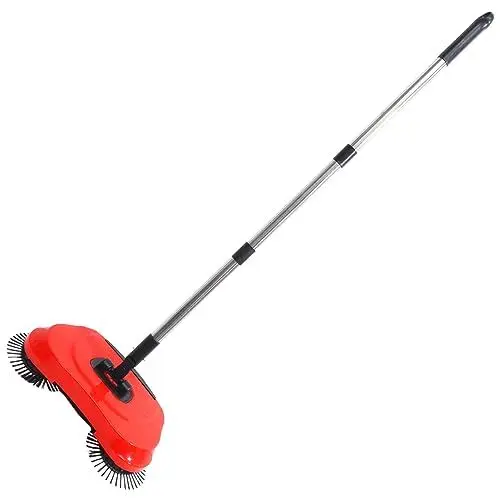 Produktbild: ABOOFAN 3 1 Besen und Kehrschaufel handbetätigte Kehrmaschine Besen schieben Handkehrmaschine Haushaltsreinigungswerkzeug Wischmop Mops Bodenkehrer Handfeger Besen sauber