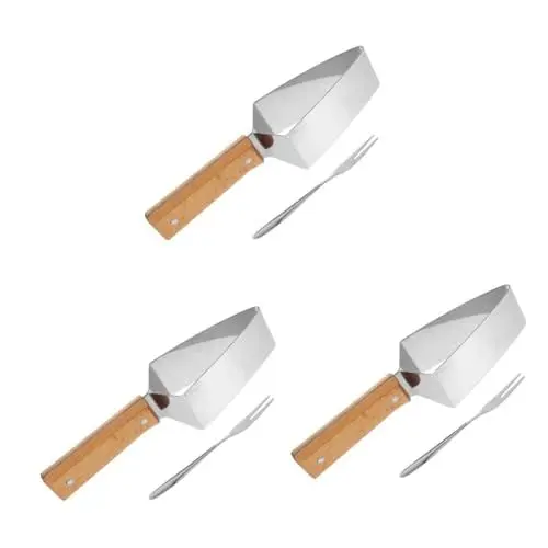 Produktbild: ABOOFAN 3 Sätze Splitter Werkzeug Zum Schneiden Von Wassermelonen Wassermelonenschneider Slicer Tool Lustige Obstmesser Melonenwürfelschneider Wassermelonenteiler Apfelschneider Hölzern