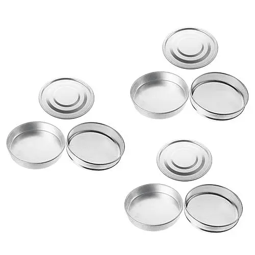 Produktbild: ABOOFAN 3 Sets Gartenarbeit Kunststoff Stapelbar Mesh Stahl Keimsieb Deckel Garten Mung Gewächshaus Luzerne Bockshornklee Starter Anbau Bohnen Kit Für Sprossen Rund Keimgerät Bohnen Mit