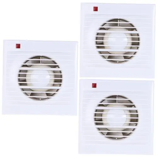 Produktbild: ABOOFAN 3 Stück Wandventilator Wandabzugsventilator Wandventilator Abluftventilator