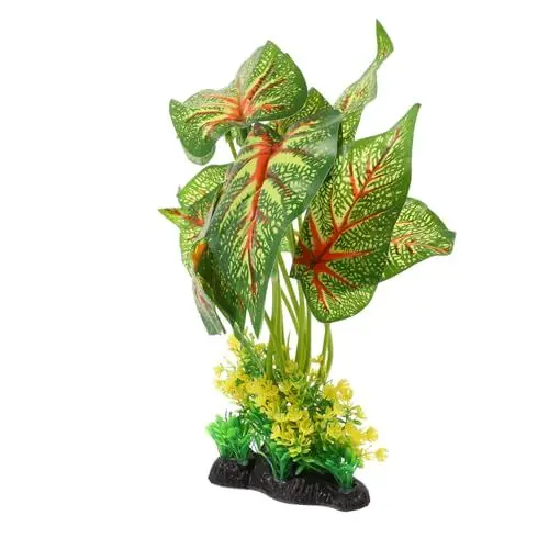 Produktbild: ABOOFAN 3st Aquarium Landschaftsbau Wasserpflanzen Simulation Wasserpflanze Künstliche Wasserpflanzen Kampfpanzer Reptilienpanzer Gefälschte Wasserpflanze Büro Plastik Tier Bart