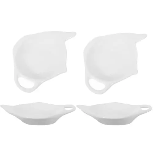Produktbild: ABOOFAN 4-teiliges Saucen-dip-schale-set Aus Keramik Snackplatte Saucenschale Für Partys
