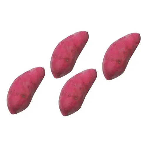 Produktbild: ABOOFAN 4 Stück Gemüsemodell Künstliche Süßkartoffeln Künstliche Schäume Künstliche Süßkartoffeln Realistische Süßkartoffeln Künstliches Gemüse Künstliche Süßkartoffeln Künstliche