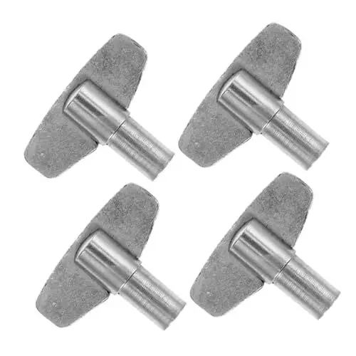 Produktbild: ABOOFAN 4 Stück Mechanische Wecker Schlüsselaufzugsschlüssel Ersatzuhr Reparatur Set Stahl Aufzugsschlüssel Reparatur Von Uhrenbewegern Uhraufzugswerkzeuge Professionelle