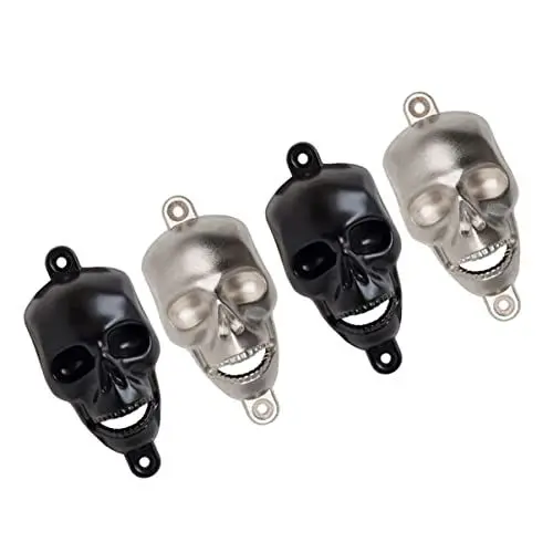 Produktbild: ABOOFAN 4 Stück Schädel Flaschenöffner Bierdeckel Entferner Antiker Flaschenöffner Bieröffner Mit Horrorschädel Skelettöffner Party-bieröffner Handbuch Partybedarf Zinklegierung