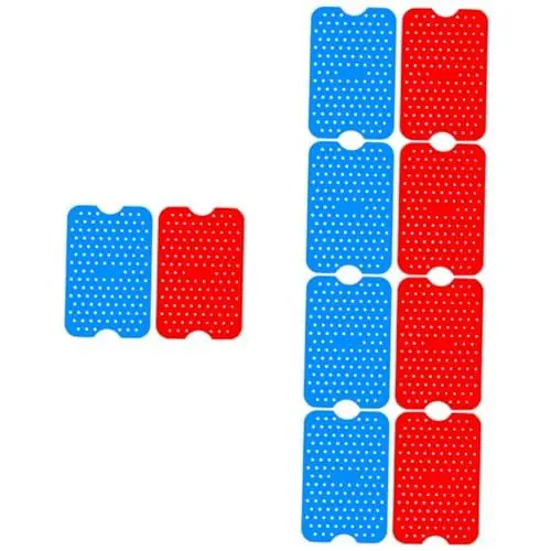 Produktbild: ABOOFAN 5 Sätze Heißluftfritteuse Ofenluftfritteuse Backformen Liner Backmatten Backofen-grillrost Tragbarer Grill Backofen Abtropfmatte Tragbare Grills Ofenzubehör Kieselgel 2 Stück * 5