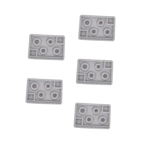 Produktbild: ABOOFAN 5st Aufbewahrungstablett Im Schmuckdesign Perlenplatten Für Die Schmuckherstellung Armband-messbrett Armband-design-board Perlenmessbretter Perlenprojekttafel Plastik Grey