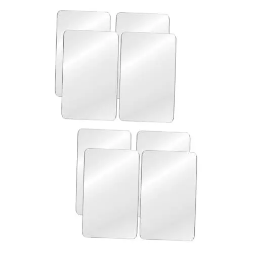 Produktbild: ABOOFAN 8 STK Spiegel Aufkleber Wohnzimmerspiegelaufkleber Wandspiegelfliesen Spiegel-wandtattoo Rahmenlose Spiegelfliesen Körperspiegelfliesen Wandaufkleber Für Den Heimspiegel Acryl