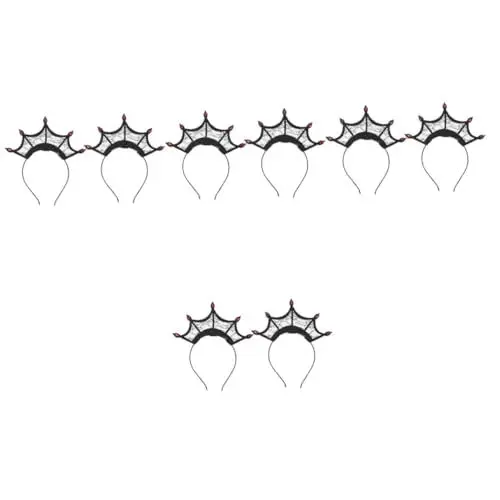 Produktbild: ABOOFAN 8 Stk Krone Stirnband Haarschmuck Vlies Dunkel Damen Zubehör