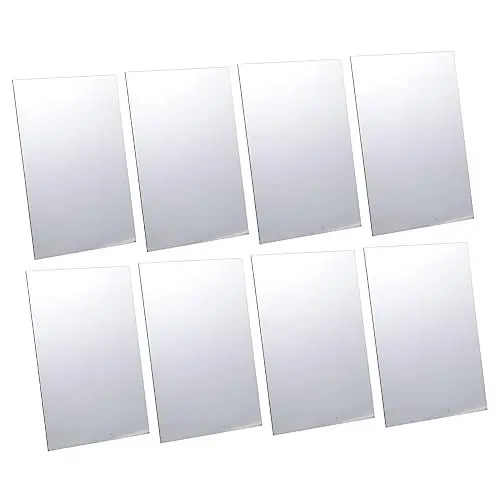 Produktbild: ABOOFAN Bruchsichere Linsen Spiegelaufkleber Selbstklebender Wandspiegel Acrylaufkleber Modern Und Stilvoll Für Das Wohnzimmer