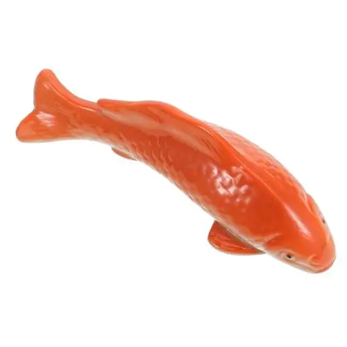 Produktbild: ABOOFAN Aquarium-Keramik-Schwimmfisch Realistische Schwimmende Koi-Fischfiguren Unterwasser-Porzellan-Fisch Wasserbrunnen Landschaftsdekoration Für Aquarium Teich Garten