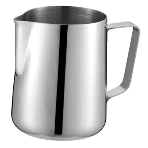 Produktbild: ABOOFAN Blumenbecher ziehen Latte-Art-Schaumbecher -Krug Wasserkrug Espresso Tasse für die Espressozubereitung Stahl Milchbecher Heiztopf Kaffeetasse Zubehör